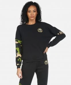 Lauren Moshi Long Sleeve Sierra Camo Lip