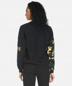 Lauren Moshi Long Sleeve Sierra Camo Lip