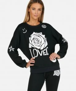 Lauren Moshi Sierra Loved Rose Elements Long Sleeve