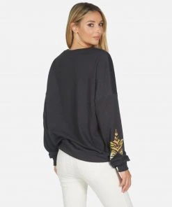 Lauren Moshi Sierra Tiger Tongue Long Sleeve