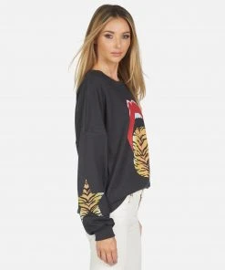 Lauren Moshi Sierra Tiger Tongue Long Sleeve
