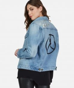 Lauren Moshi Spencer Peace Lightning Long Sleeve