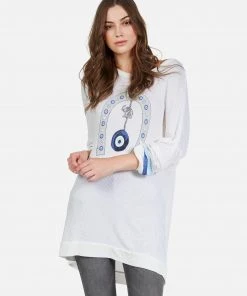 Lauren Moshi Kaya Lucky Eye Horseshoe Outerwear