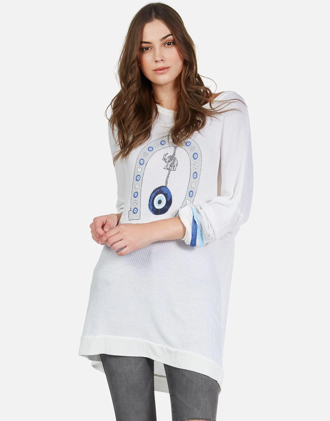 Lauren Moshi Kaya Lucky Eye Horseshoe Outerwear 1 Lauren Moshi Kaya Lucky Eye Horseshoe Outerwear