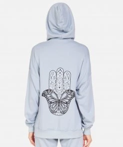 Lauren Moshi Koa Butterfly Hamsa NEW