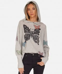 Lauren Moshi NEW Namiko Crystal Love Butterfly