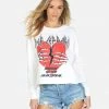 Lauren Moshi X Long Sleeve Lee X Def Leppard Heartbreak