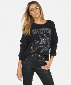 Lauren Moshi X Led Zeppelin Lee Led Zeppelin Outline Long Sleeve