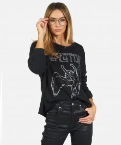 Lauren Moshi X Led Zeppelin Lee Led Zeppelin Outline Long Sleeve