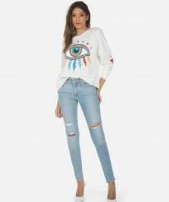 Lauren Moshi Lee Rainbow Lightning Eye Long Sleeve