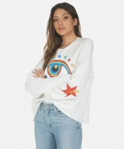 Lauren Moshi Lee Rainbow Lightning Eye Long Sleeve