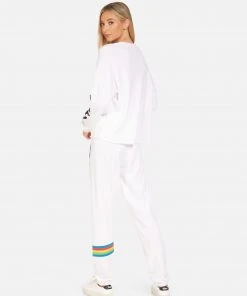 Lauren Moshi Lee Rainbow Peace Skull NEW