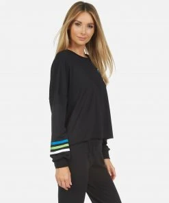 Lauren Moshi Long Sleeve Lee World Peace Lips