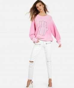 Lauren Moshi Anela Hamsa Elements Long Sleeve