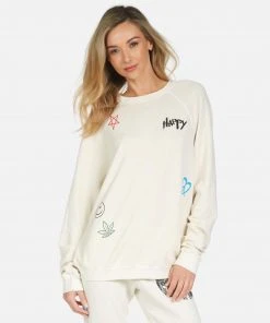 Lauren Moshi Long Sleeve Anela Peace Hippie