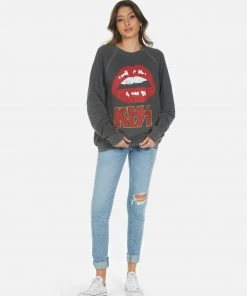 Lauren Moshi Long Sleeve Anela Kiss Lip