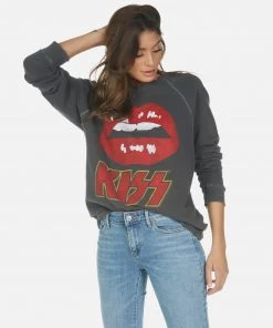 Lauren Moshi Long Sleeve Anela Kiss Lip