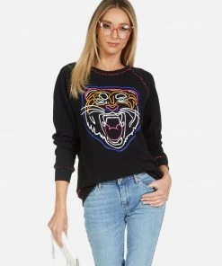 Lauren Moshi Jocelyn Neon Line Tiger