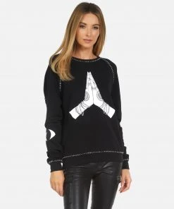 Lauren Moshi Jocelyn Prayer Hands Long Sleeve