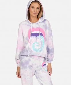 Lauren Moshi Long Sleeve Anissa Tie Dye Tongue