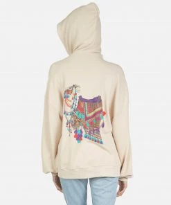 Lauren Moshi Aisha Peace Love Camel Hoodies