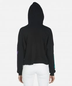 Lauren Moshi Hoodies Cambry Peace Love Camel