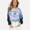 Lauren Moshi Gloria Tie Dye Eye Long Sleeve