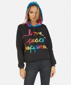 Lauren Moshi Tabitha Love Peace Happiness Long Sleeve