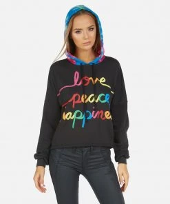 Lauren Moshi Tabitha Love Peace Happiness Long Sleeve