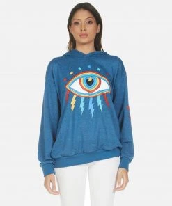 Lauren Moshi Long Sleeve Harmony Rainbow Lighting Eye