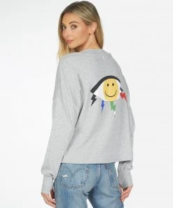 Lauren Moshi Susan Color Punk Happy Eye Long Sleeve