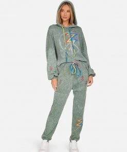 Lauren Moshi Serilda Crystal Lightning Peace NEW