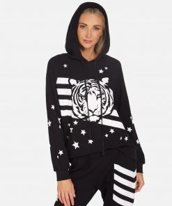 Lauren Moshi NEW Danae Tiger Stars & Stripes