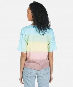 Lauren Moshi Short Sleeve Barbie Text Happy Face