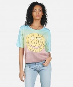 Lauren Moshi Short Sleeve Barbie Text Happy Face 13 Lauren Moshi Short Sleeve Barbie Text Happy Face