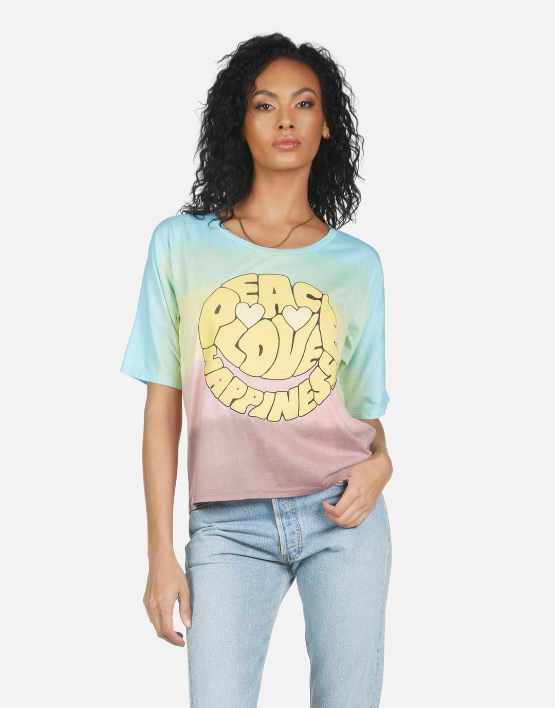 Lauren Moshi Short Sleeve Barbie Text Happy Face 5 Lauren Moshi Short Sleeve Barbie Text Happy Face