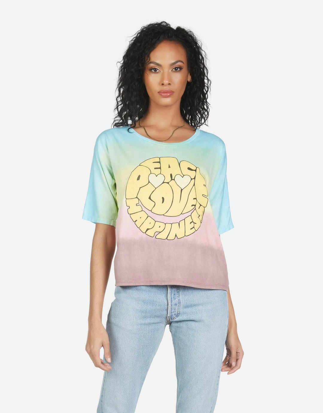 Lauren Moshi Short Sleeve Barbie Text Happy Face 7 Lauren Moshi Short Sleeve Barbie Text Happy Face