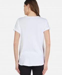 Lauren Moshi Short Sleeve Edda Rose Gold Chain Lip