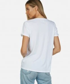 Lauren Moshi Short Sleeve Edda Tie Dye Tongue