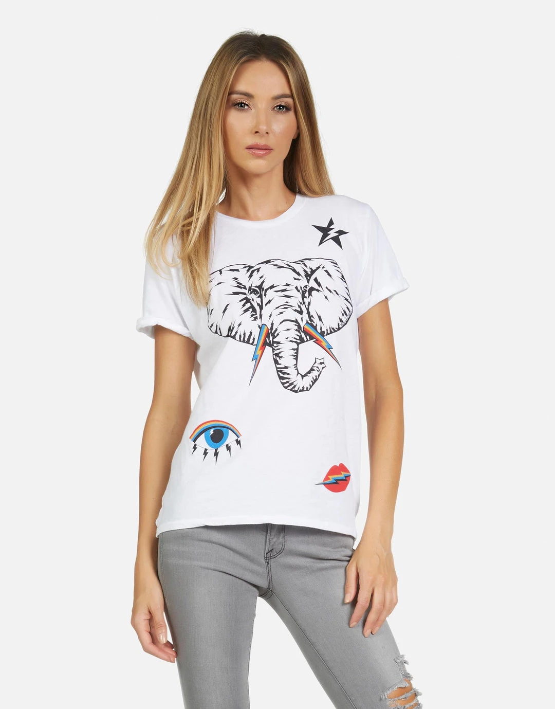 Lauren Moshi Short Sleeve Edda Elephant Elements 3 Lauren Moshi Short Sleeve Edda Elephant Elements
