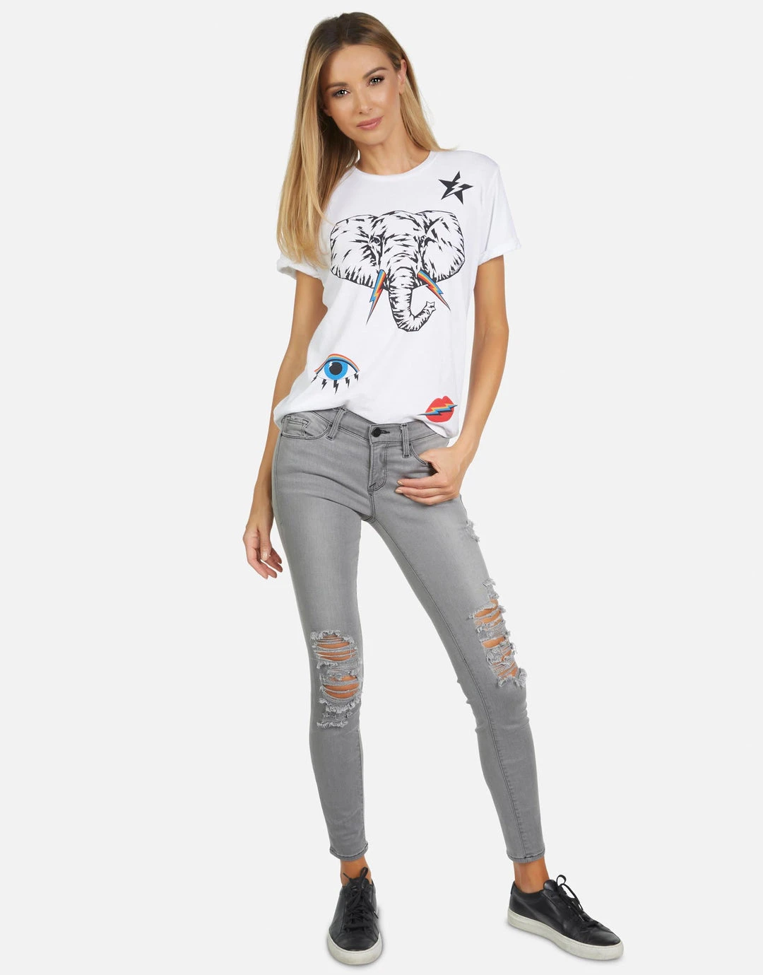 Lauren Moshi Short Sleeve Edda Elephant Elements 2 Lauren Moshi Short Sleeve Edda Elephant Elements