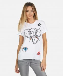 Lauren Moshi Short Sleeve Edda Elephant Elements