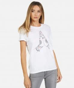 Lauren Moshi Short Sleeve Edda Prayer Hands