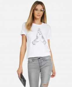 Lauren Moshi Short Sleeve Edda Prayer Hands
