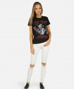 Lauren Moshi X ZZ Top Edda ZZ Top Short Sleeve