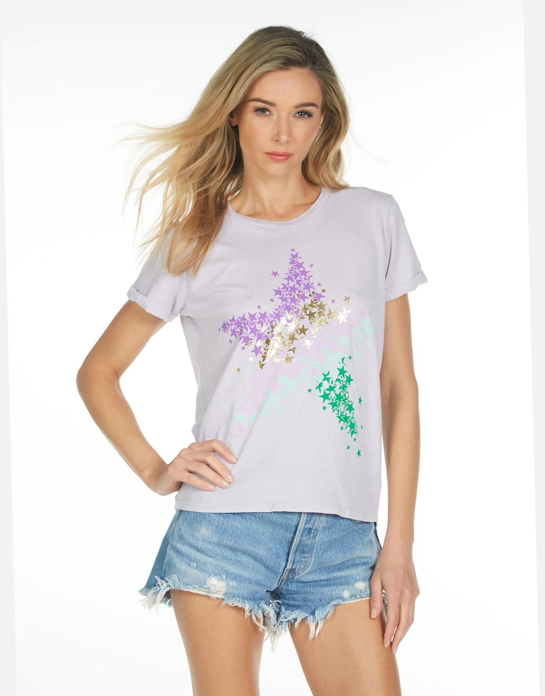 Lauren Moshi Edda Star Confettti Short Sleeve 1 Lauren Moshi Edda Star Confettti Short Sleeve