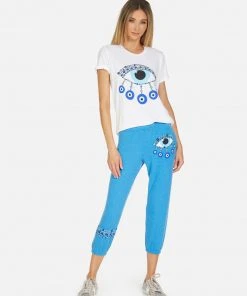 Lauren Moshi Edda Chain Evil Eye Short Sleeve