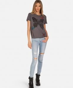 Lauren Moshi Edda Crystal Love Butterfly Tops