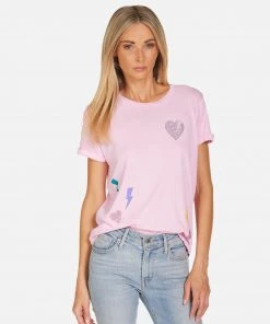 Lauren Moshi Edda Rays Of Love Short Sleeve
