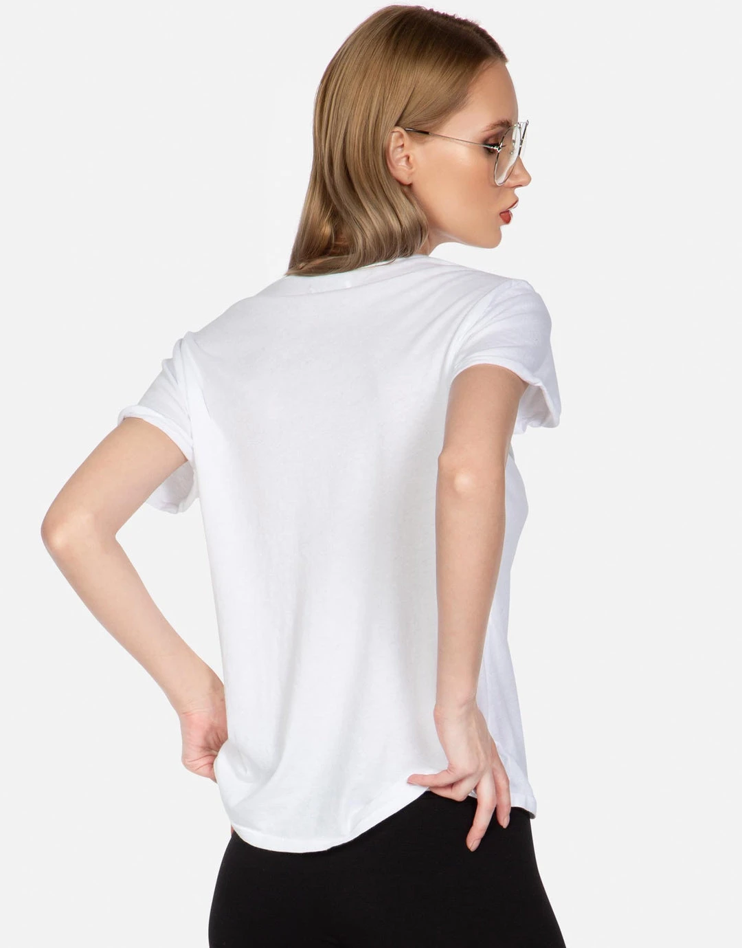 Lauren Moshi X Short Sleeve Edda Rainbow Smudge Lip 5 Lauren Moshi X Short Sleeve Edda Rainbow Smudge Lip